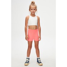 Fosfor Fuşya Basic Kız Çocuk Dans Şort
