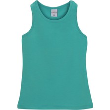 Açık Petrol Basic Kız Çocuk Yüzücü Atlet