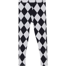 Monochrome Diamond Kız Çocuk Desenli Yazlık Tayt