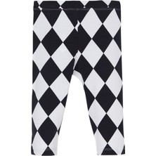 Monochrome Diamond Kız Çocuk Desenli Diz Altı Tayt Kapri