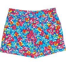 Tiny Flowers Kız Çocuk Desenli Cepli Şort