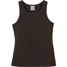 Kahverengi Basic Kız Çocuk Yüzücü Atlet