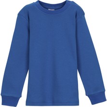 Saks Basic Kız Çocuk Çıtçıtlı Sıfır Yaka Kışlık Uzun Kol Tişört