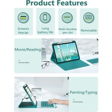 Qy Huawei Matepad 10.4 Inç Için Klavye Kılıfı (Yurt Dışından)