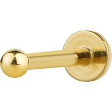 goldkupe 1,5 mm Top Altın Piercing