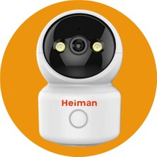 Heiman HM-430 Wifili Bakıcı Bebek Kamerası 5mp 256 GB Sd Kart Desteği Çift Yönlü Ses Sürekli Kayıt Modu