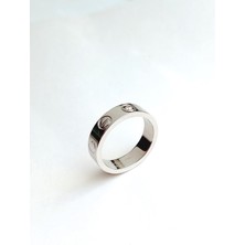 Keskin Gümüş Gümüş Özel Catıer Tasarım Kadın Yüzük Öğretmenler Günü Hediye