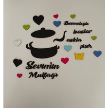 Mrc Hediye Sepeti Mutfak Duvar Süsü Besmele/aşk  Bir Arada Kişiye Özel