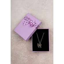 Jewelmim Gümüş 100 Dilde Seni Seviyorum Yazan 18 Ayar Sarı Altın Kaplama Love Kolye 925 Ayar Gümüş Kadın Kolye