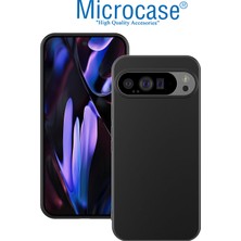 Microcase Google Pixel 9 Pro Xl ile Uyumlu Campro Serisi Kamera Korumalı Silikon Kılıf - AL3427 Siyah