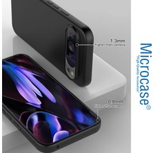 Microcase Google Pixel 9 Pro Xl ile Uyumlu Campro Serisi Kamera Korumalı Silikon Kılıf - AL3427 Siyah