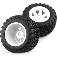 Bearrt 4 Adet 105MM 1.9 Jant Lastik Seti 1/10 Rc Paletli Araba Trx4 D90 Eksenel SCX10 Iı Iıı,a,beyaz (Yurt Dışından)