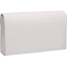 Jermyn Kadın Iggy Süet Kadife Zarf Parti Balo El Çantası Clutch MAVI,5X13X22 cm (G x Y x U) (Yurt Dışından)