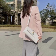 Jermyn Kadınlar Için Dokuma Çanta Moda Akşam Omuz Çantası Pu Deri El Yapımı Debriyaj Çanta Rahat Crossbody Çanta (Yurt Dışından)