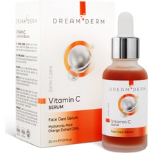 Dream Derm C Vitamini Serum - Aydınlatıcı ve Canlandırıcı %20 Orange Extract 30 ml