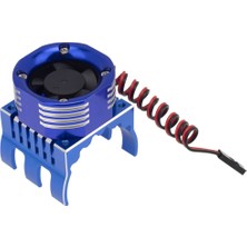 Bearrt 1/10 E-E-Summit Arrma 1/8 Kraton Talion Için LED Işıklı 42MM Motor Soğutma Fanı Isı Emici,1 (Yurt Dışından)