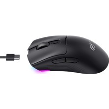 Havit Gamenote MS966WB Profesyonel Rgb Wireless Gaming Oyuncu Mouse 4 Modlu