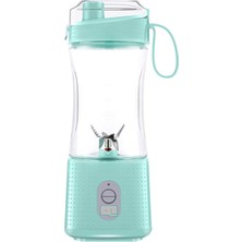 Mirror32 Smoothie Meyve Suları ve Shakeler Için 380ML Taşınabilir Blender Ev ve Seyahat Için 4000MAH Mini Blender-Mavi (Yurt Dışından)