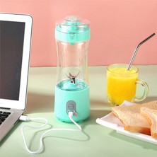 Mirror32 Smoothie Meyve Suları ve Shakeler Için 380ML Taşınabilir Blender Ev ve Seyahat Için 4000MAH Mini Blender-Mavi (Yurt Dışından)