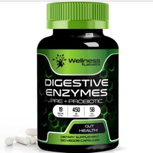 Digestive Enzymes With Probiotics And Prebiotics 450 mg 5 Billion Cfus 120 Tablet