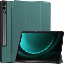 Digital Computer Home Samsung Galaxy Tab S10+KILIF Pu Deri+Tpu Üç Katlı Standlı Tablet Kılıfı Kalem Tutucu-Imsı  (Yurt Dışından)