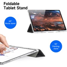 Digital Computer Home Samsung Galaxy Tab S10 Ultra/s9 Ultra/s8 Ultra Kılıf Tpu+Pc+Deri Şeffaf Tablet Kılıfı- (Yurt Dışından)