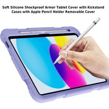 Digital Computer Home iPad 10.9(2022)SILIKON Koruyucu Kapak Pc Kickstand Çocuk Dostu Tablet Kılıfı-  (Yurt Dışından)