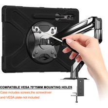 Digital Computer Home Samsung Galaxy Tab S10 Ultra X920/S9 Ultra X910/S8 Ultra X900 X906 Kılıf Kickstand Pc+Silikon Tablet Kapak (Yurt Dışından)