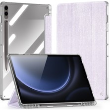 Digital Computer Home Samsung Galaxy Tab S10 Plus Kılıf Otomatik Uyandırma/uyku Tpu+Pc+Deri Şeffaf Tablet Kılıfı- (Yurt Dışından)