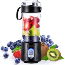 Mirror32 Elektrikli Meyve Sıkacağı Blender Taşınabilir USB Kişisel Süt Smoothie Maker Mikser Bardak Ev Seyahat Ofis Için, Siyah (Yurt Dışından)