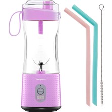 Mirror32 Elektrikli Meyve Sıkacağı Blender Taşınabilir USB Kişisel Babyfood Süt Smoothie Maker Mikser Bardak Ev Seyahat Ofis Için, Mor (Yurt Dışından)