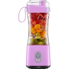 Mirror32 Elektrikli Meyve Sıkacağı Blender Taşınabilir USB Kişisel Babyfood Süt Smoothie Maker Mikser Bardak Ev Seyahat Ofis Için, Mor (Yurt Dışından)