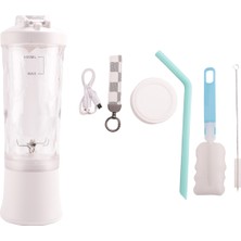 Mirror32 6 Bıçaklı Shake ve Smoothie'ler Için Taşınabilir Blender Blender Mini Blender 20 Oz Mutfak Ev Seyahati Için(C) (Yurt Dışından)