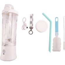 Mirror32 6 Bıçaklı Shake ve Smoothie'ler Için Taşınabilir Blender Blender Mini Blender 20 Oz Mutfak Ev Seyahati Için(C) (Yurt Dışından)