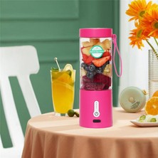 Mirror32 530ML Elektrikli Meyve Sıkacağı Taşınabilir Smoothie Blender USB Şarj Edilebilir Taşınabilir Meyve Mikser Makinesi Mini Meyve Sıkacağı Blender-A (Yurt Dışından)