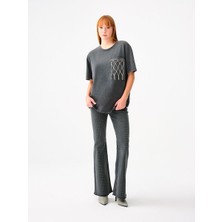 Loft Long Flare Slim Fit Kadın Pantolon