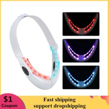 Tinghong Shop B Yüz Germe Makinesi Stili Ems Yüz Germe Cihazı Masaj Aleti Vücut Slimming Bandaj LED Işık Çift Kullanım Alanı Azaltmak Için Güzellik Aparatı (Yurt Dışından)