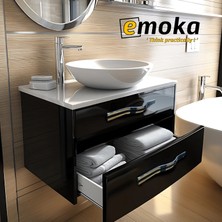 Marca Piano Black Detaylı Krom Kulp 227 P02 - 256 mm