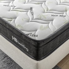 HB Bedding | Aloevera Ortopedik Yaylı Yatak | Ideal Uyku & Orta Sertlik | 23cm Kalınlık |