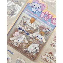 Kağıt Gemi Sanrio Karakteri Cinnamoroll 25 Yaprak Pet Sticker Set Sarı