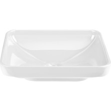 VitrA Water Jewels 4442B403-1361 Dikdörtgen Tezgah Üstü Lavabo, VitrA Clean, 60 cm, Beyaz