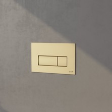 VitrA Root Square 740-2324 Kumanda Paneli, Soft Altın