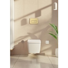 VitrA Root Square 740-2324 Kumanda Paneli, Soft Altın