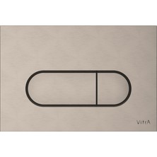 VitrA Root Round 740-2295 Kumanda Paneli, Fırçalı Nikel