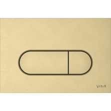 VitrA Root Round 740-2225 Kumanda Paneli, Fırçalı Altın