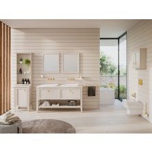 Artema Juno A4239823 Küvet Bataryası, Yerden, El Duşlu, Altın
