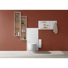 VitrA Voyage A4479957 Tekli Askı, Beyaz - Krom