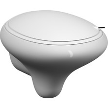 VitrA İstanbul 4518B403-0090 Rim-ex Asma Klozet, VitrA Clean, 52 cm, Beyaz