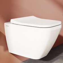 VitrA Integra Square 191-003-009 İnce Klozet Kapağı