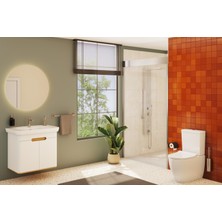 VitrA Origin A4489634 Tekli Diş Fırçalığı, Yerden, Fırçalı Nikel